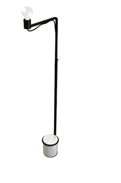 LEST - Height-adjustable metal floor lamp with dimmer by RADAR INTERIOR - view 3